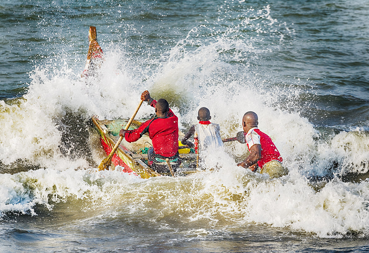Launching though the Waves