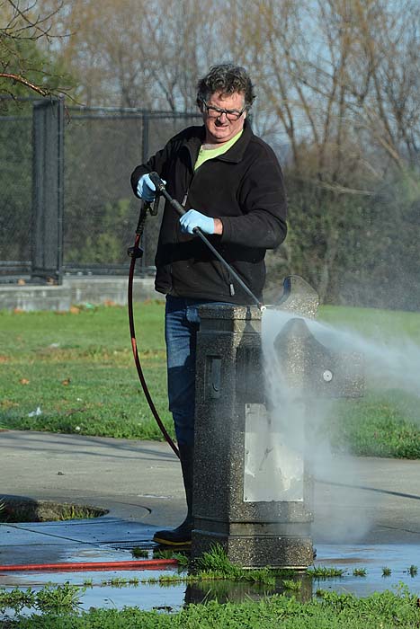 1/27/16: Cleaning the Fountain