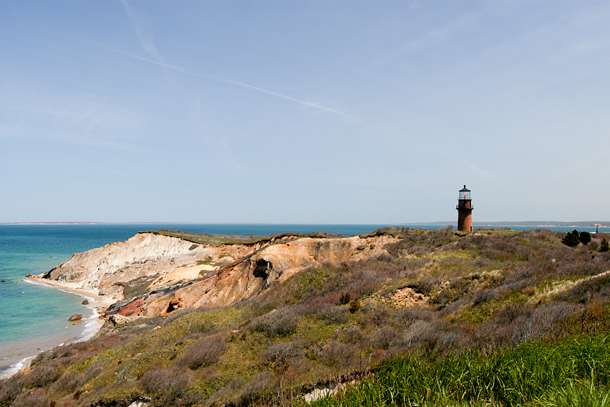 GAY HEAD CLIFFS AND LIGHTHOUSE