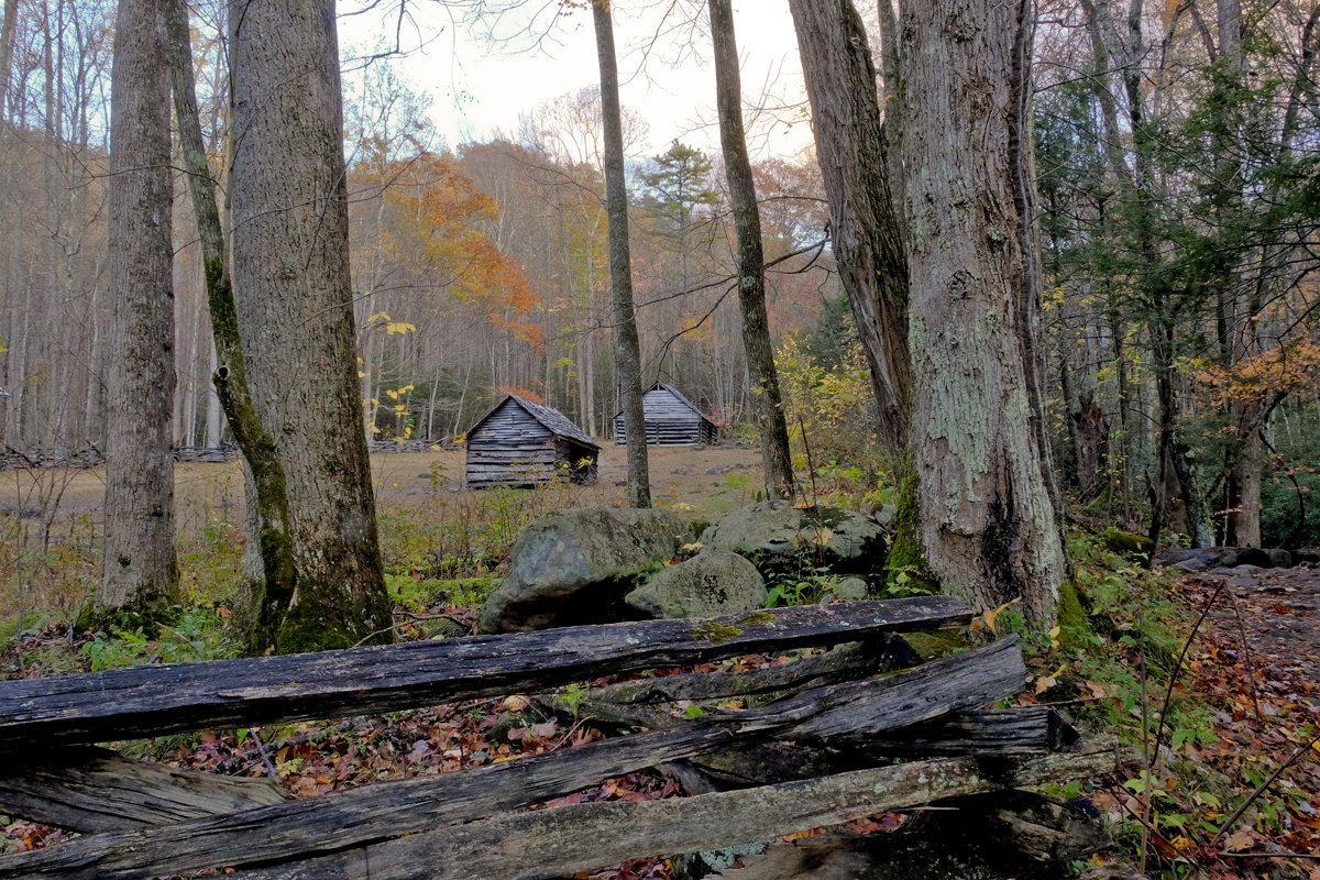 JIM BALES AND ALEX COLE CABINS IN ROARING FORK