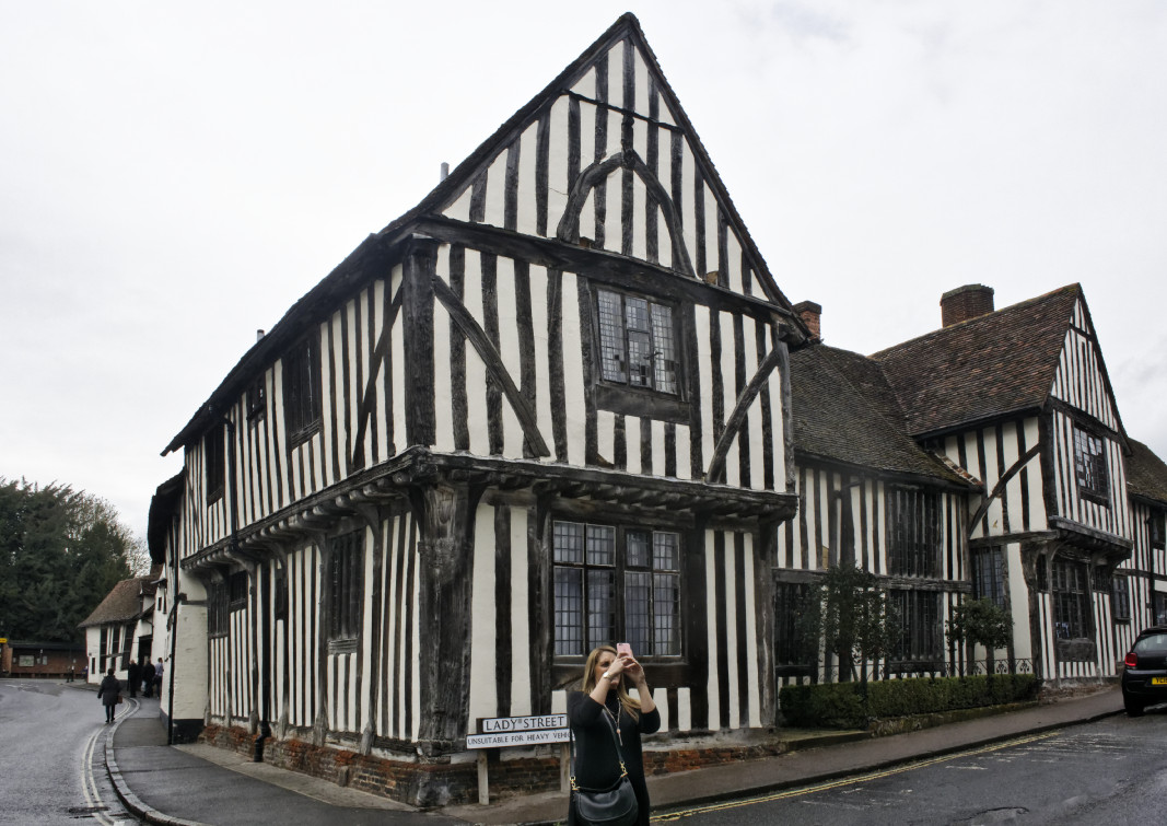 Lavenham - Kentish house at corner of lady Street