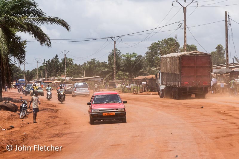 Main Road North from Cotonou