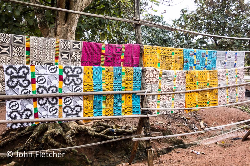 Adinkra Cloth on Display