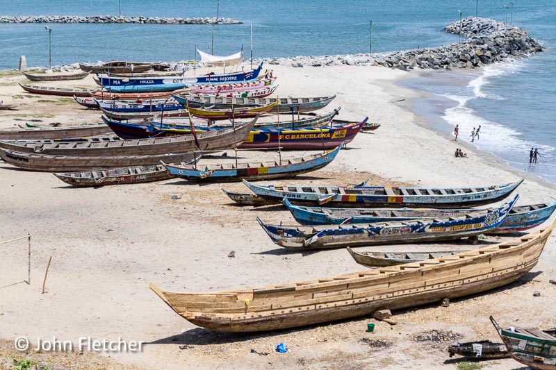 Beached Fishing Boats