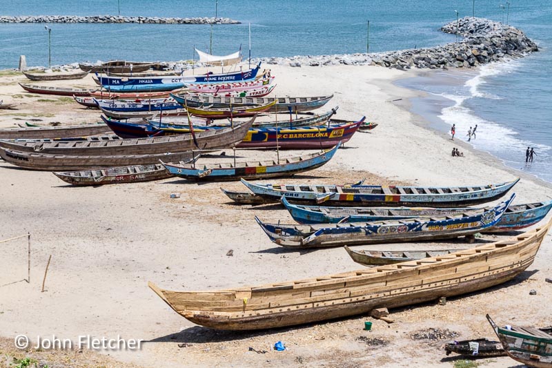 Beached Fishing Boats