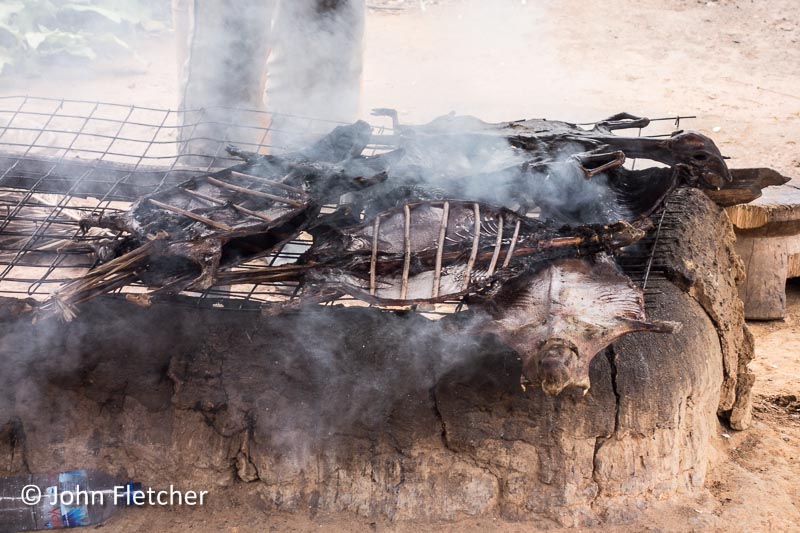 Smoking Bush Meat