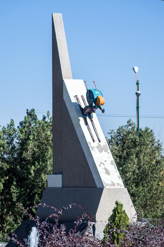 Skier Monument