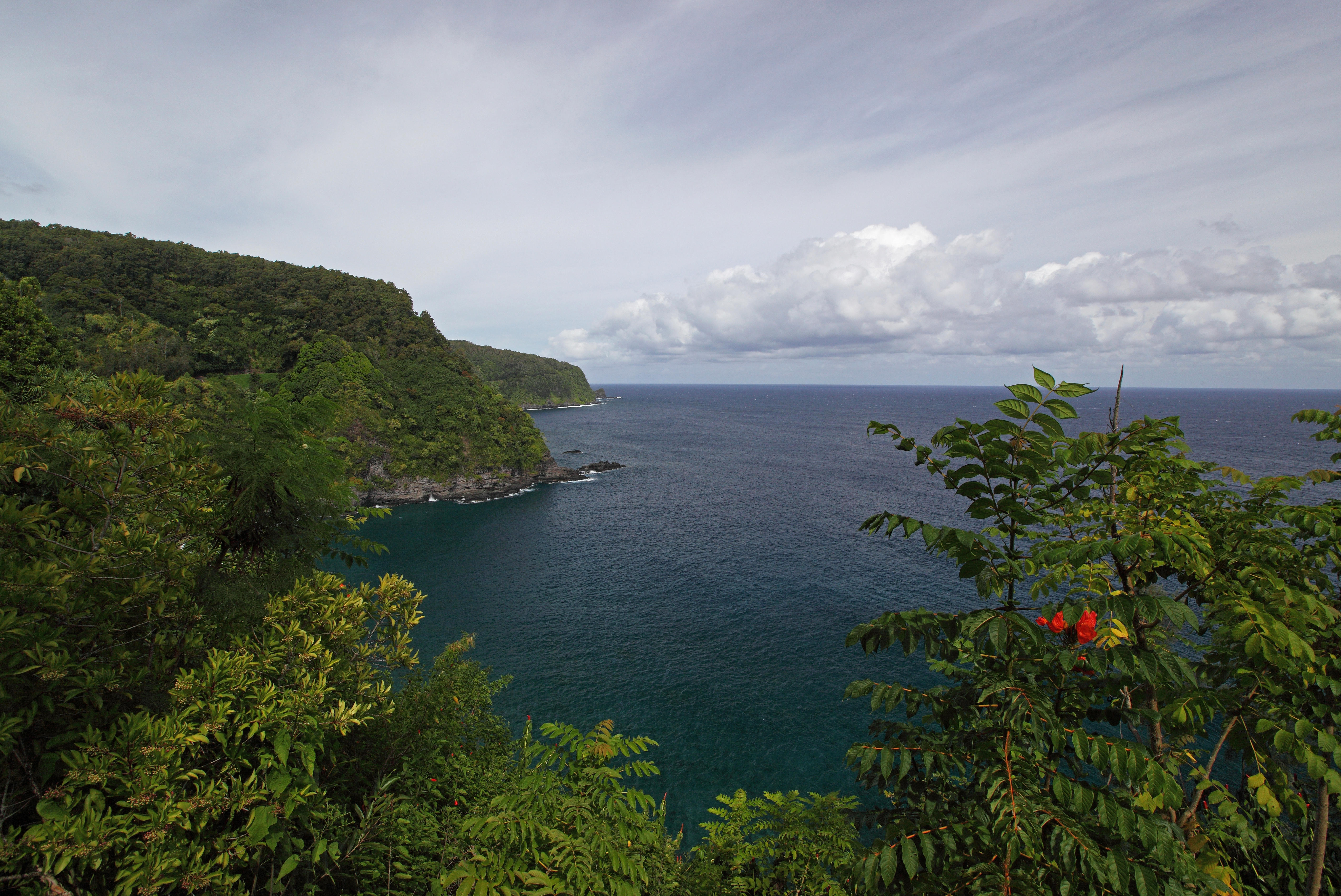 Roadside pull-out, somewhere along the Road to Hana