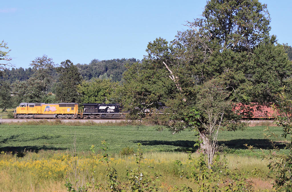 With a fresh crew on board, Southbound 167 leaves Bowen after sitting here for most of the night 