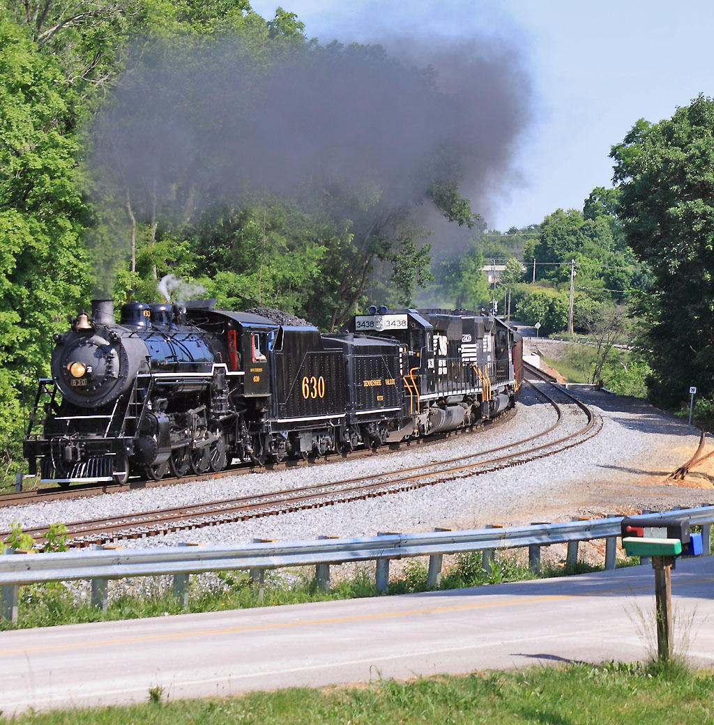 630 uses the new #2 track through Elihu.  