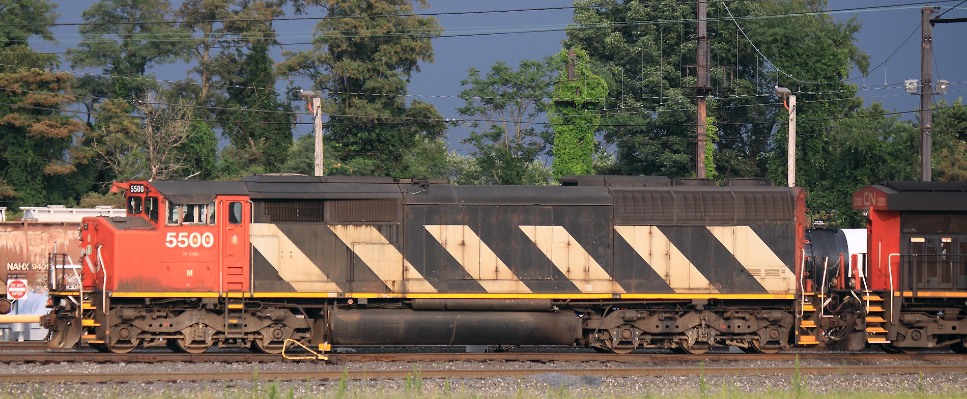 CN 5500 at the NS Enola PA diesel shop 