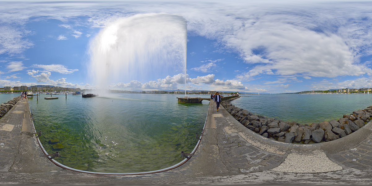 Fountain on Lake Geneva