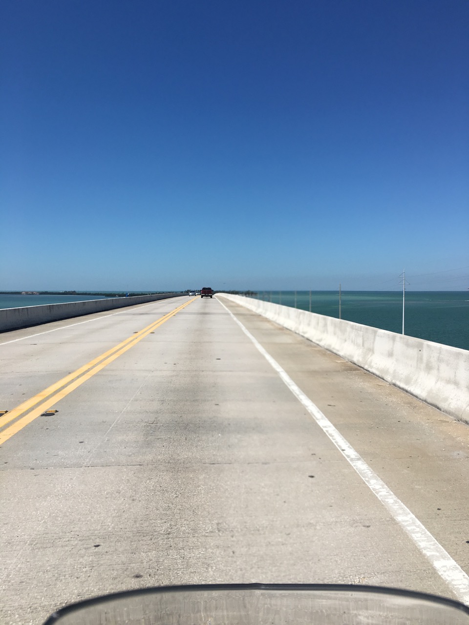 Cell phone pic of overseas highway
