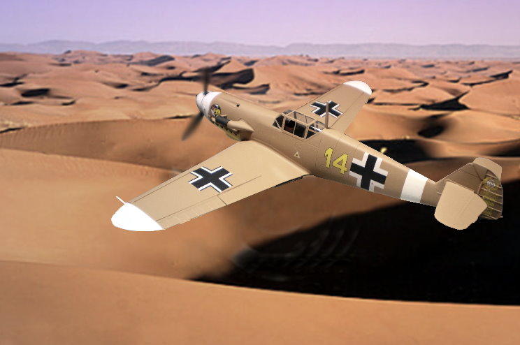 Model.Messerschmit 109.North African campaign.jpg