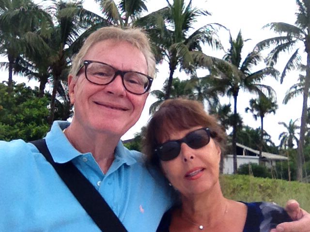 Carl and Bridget on vacation in Naples