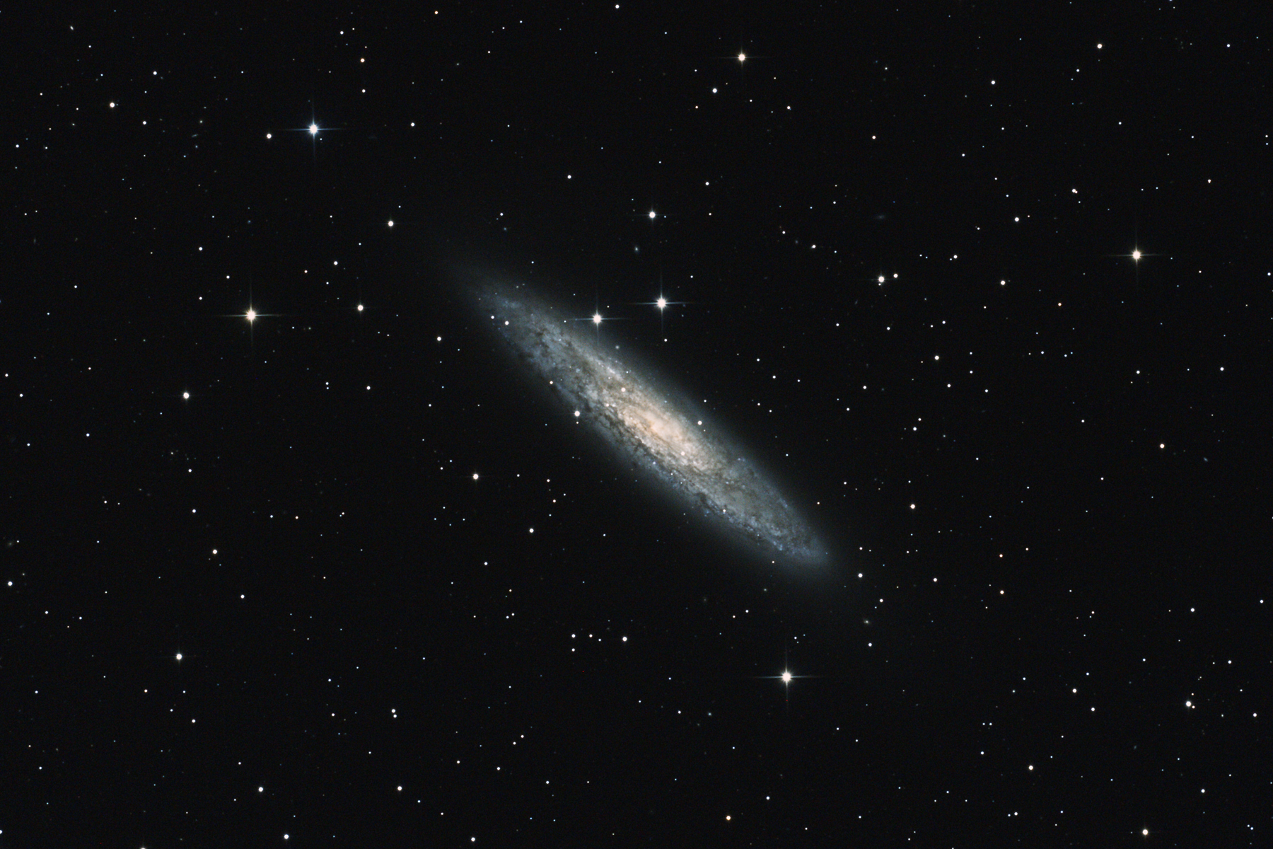 Sculptor Galaxy wider view