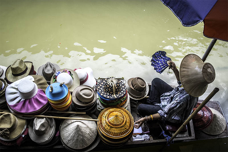 Damnoen Saduak le march flottant