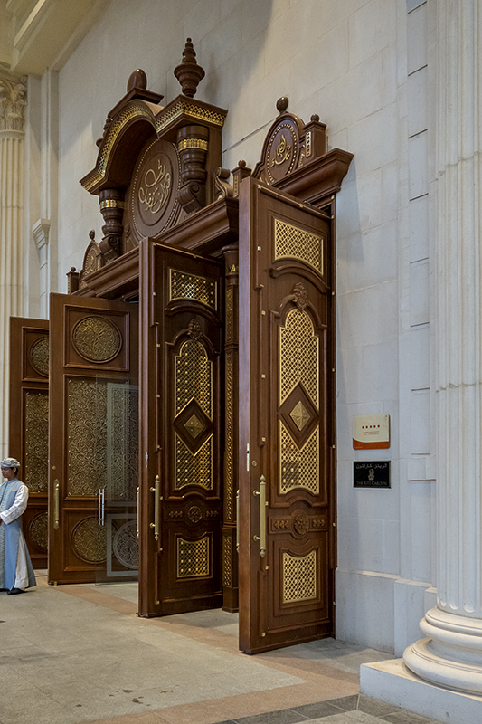 The front doors