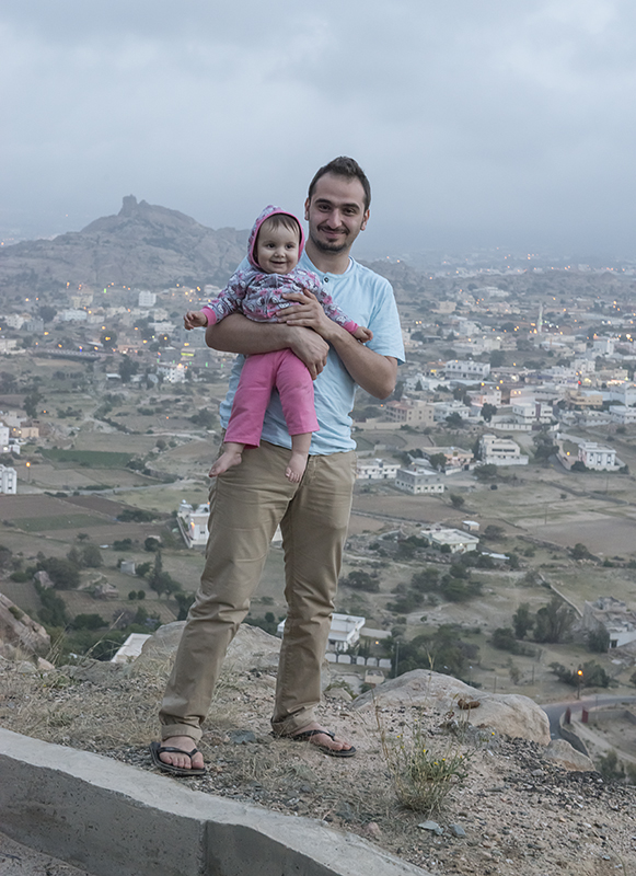 Baby with a view (or vice versa)