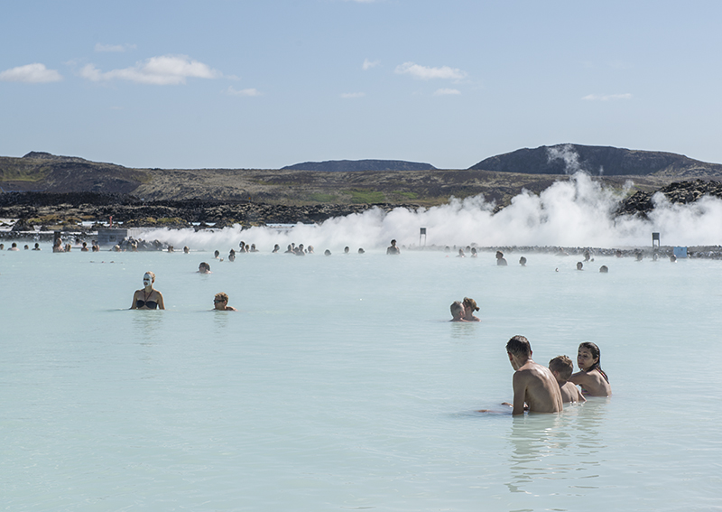 The famous Blue Lagoon