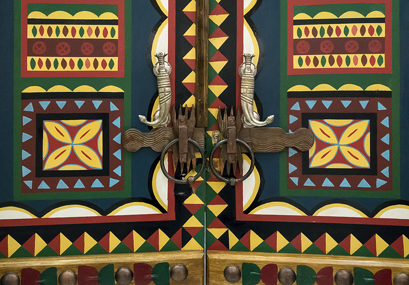 Abha doors, detail