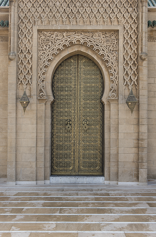 Mosque door, near the mausoleum