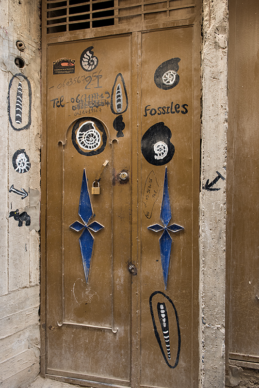 Rissani, fossil door