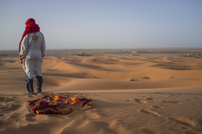 Sahara Desert, enjoying the view