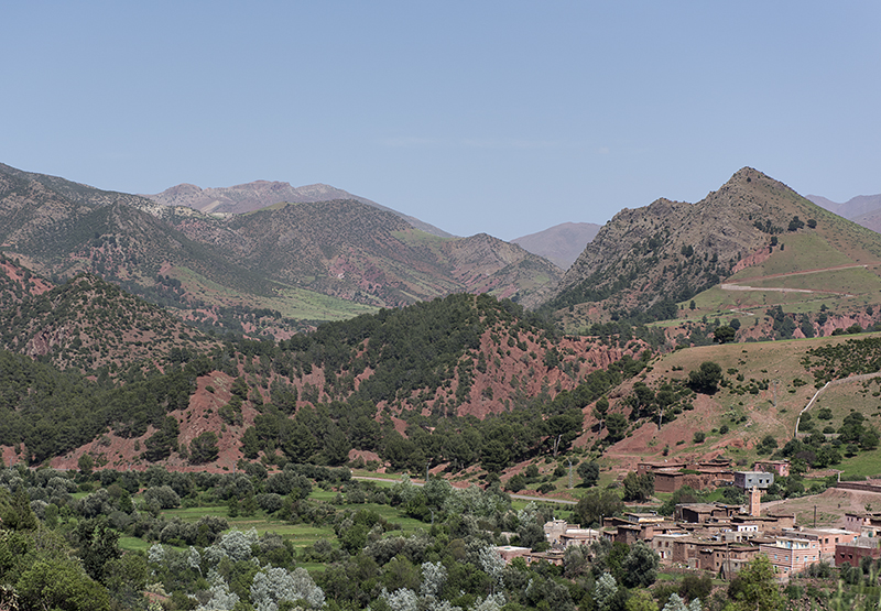 On the road, Ait Benhaddou to Marrakech