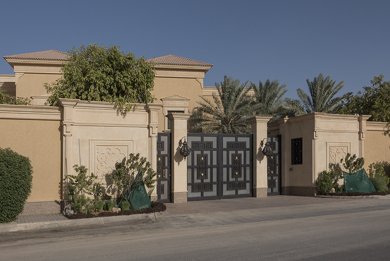 Behind the gates