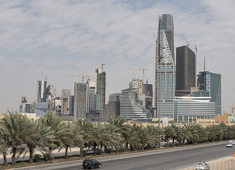 The KAFD construction site