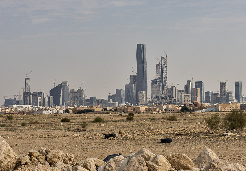 The KAFD construction site