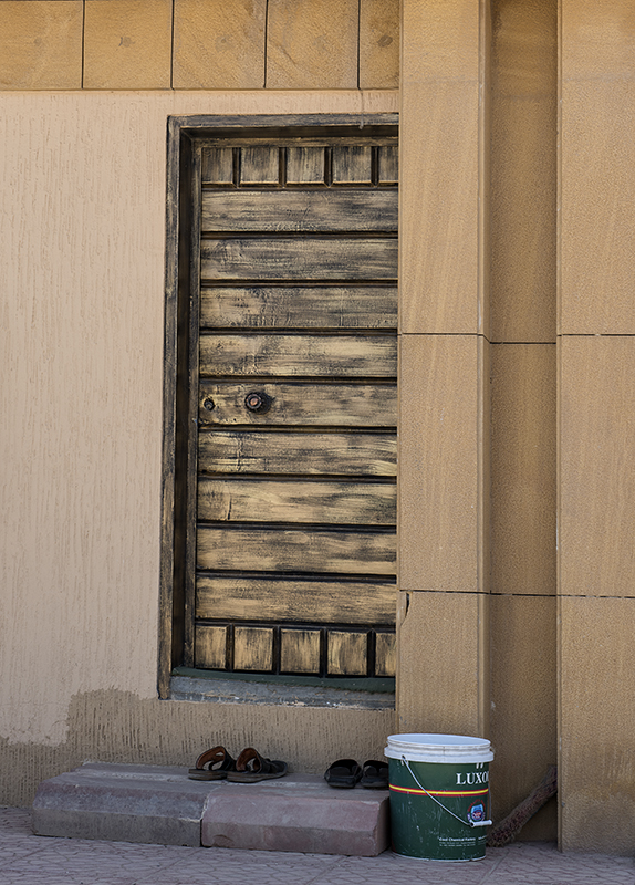 Burnished door