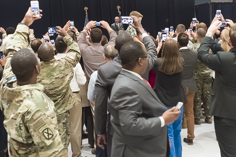 Obama: Center of attention