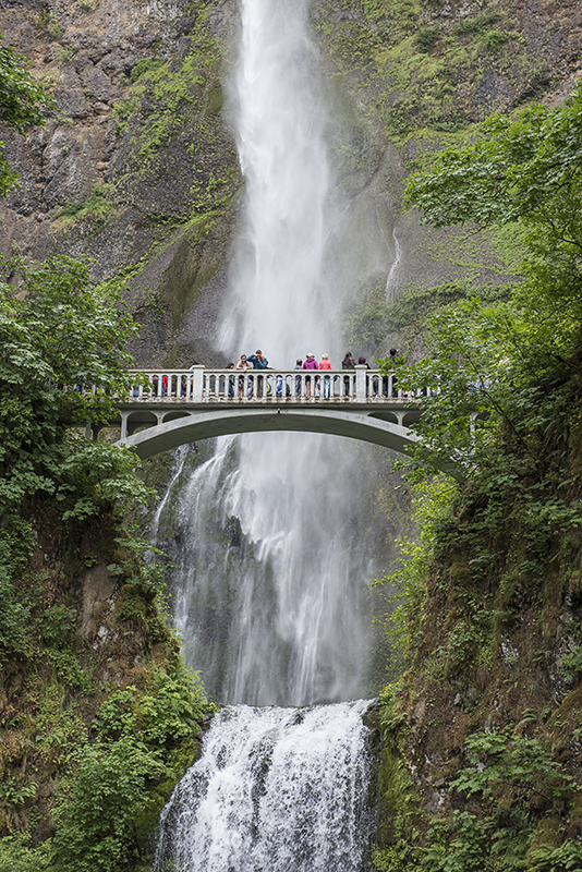 Multnomah Falls up close