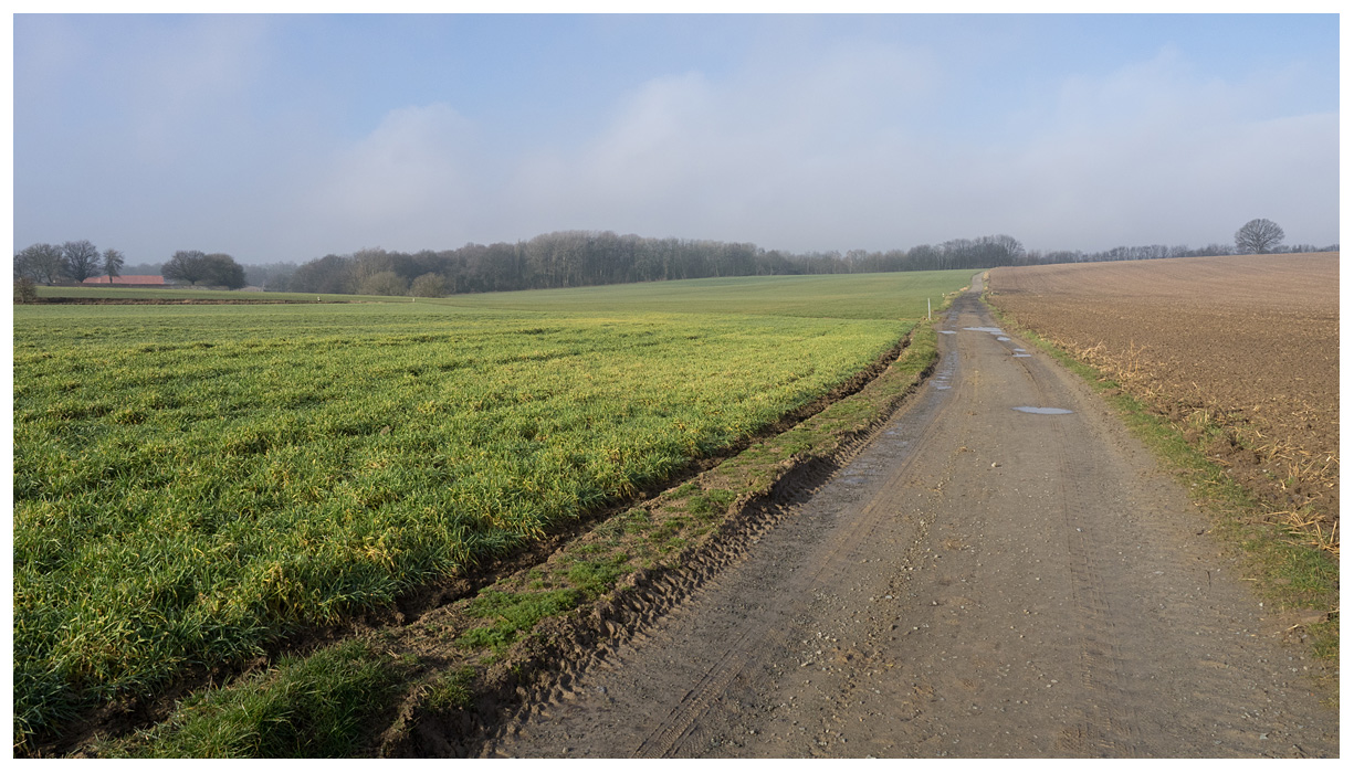 Along the battlefield of Waterloo