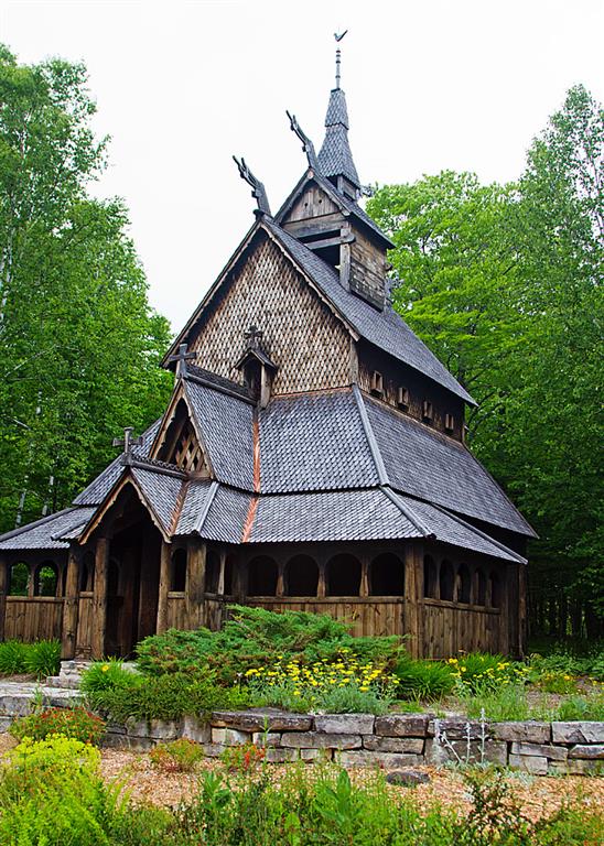 Stavkirke, Washington Island