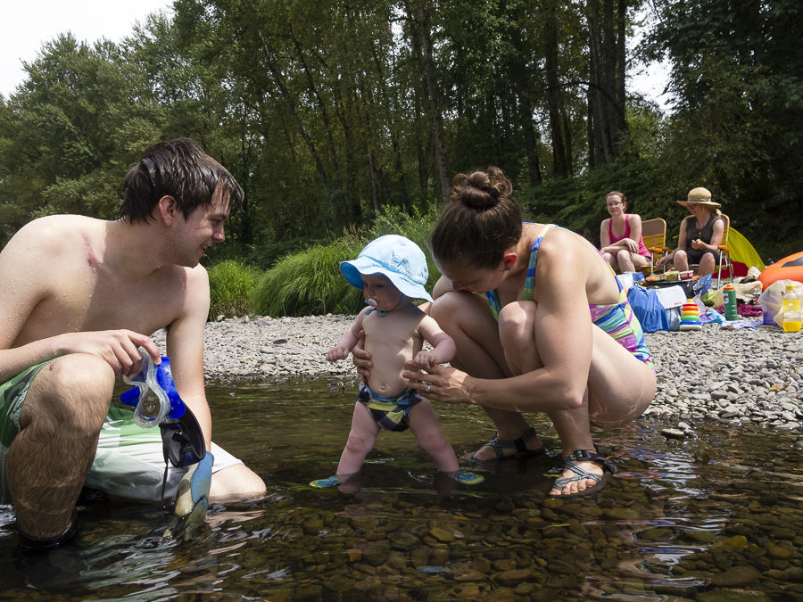 johanna tests the waters