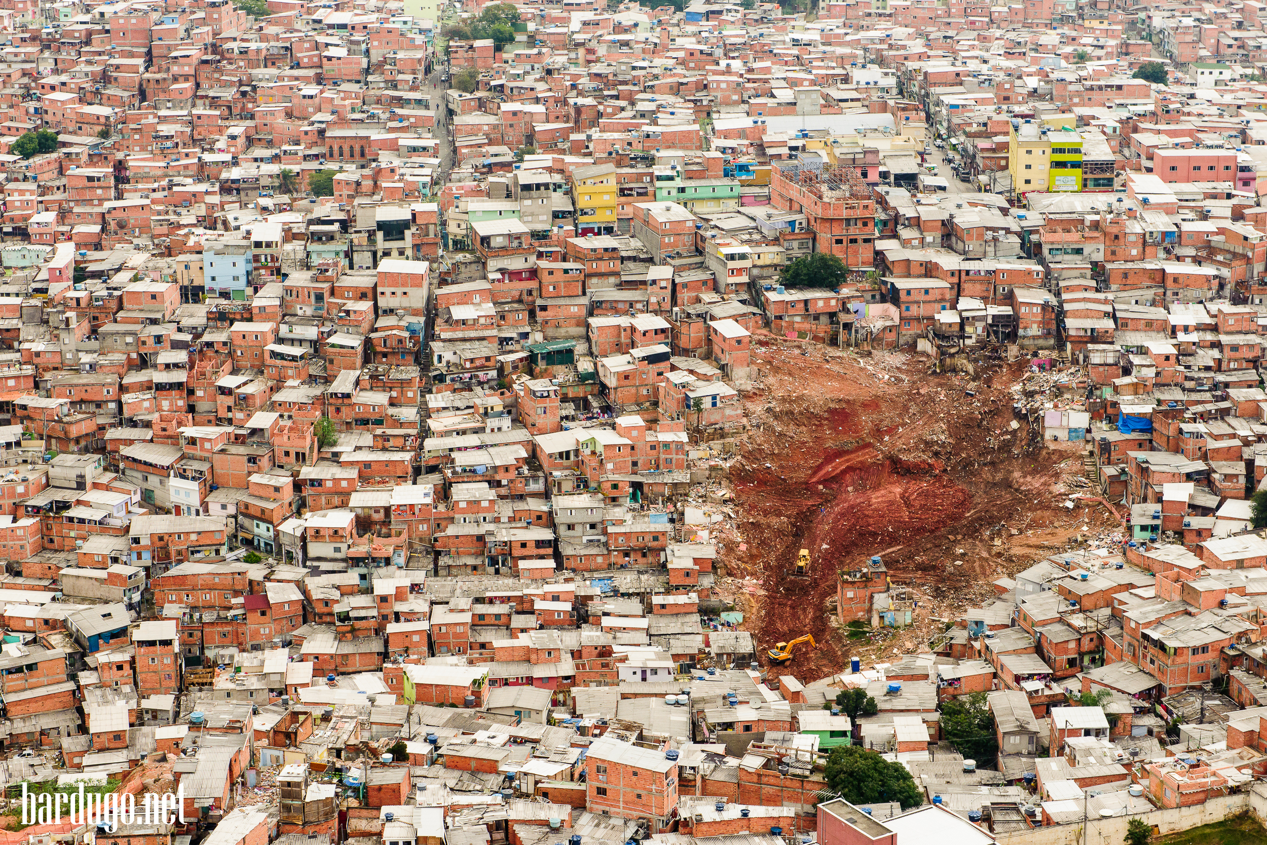 favela sao paulo from air favela