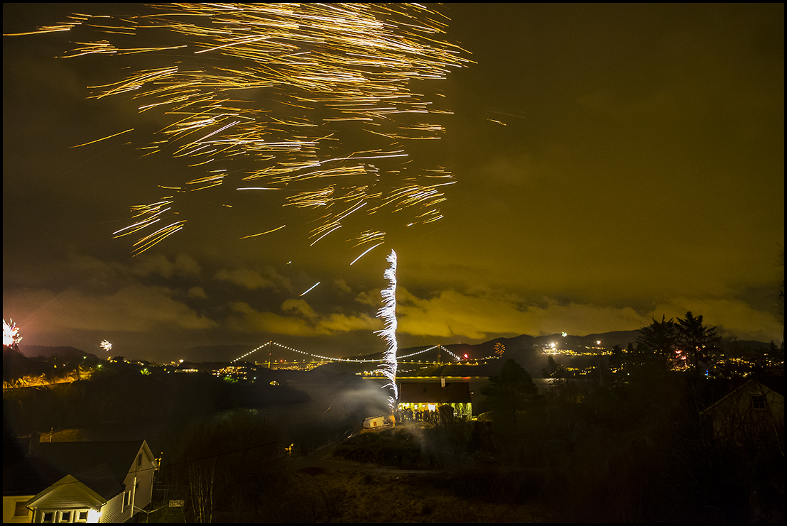 New year fireworks.......
