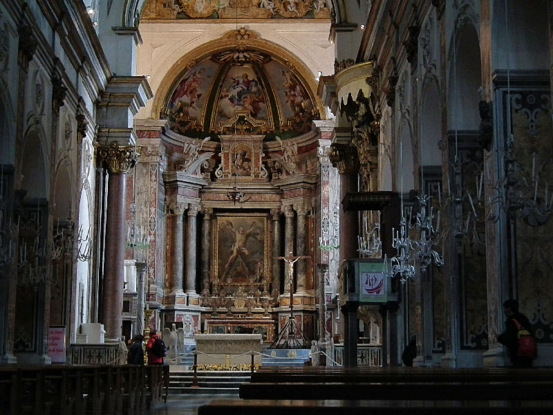 St Andrews Cathedral interior Amalfi