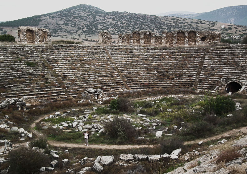 Aphrodisias_part of stadium_the largest after the Circus Maximus in Rome