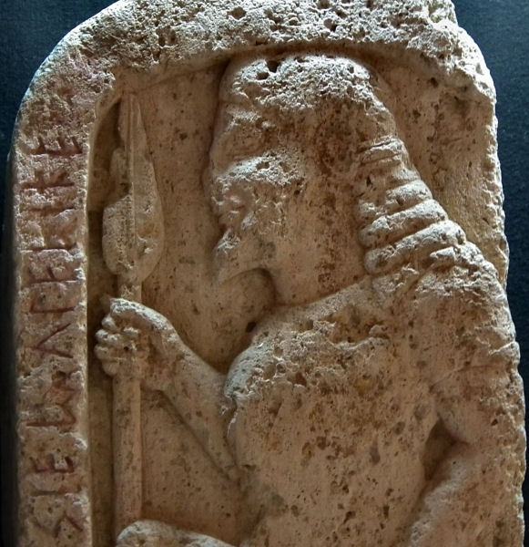 Etruscan Stelae in museum