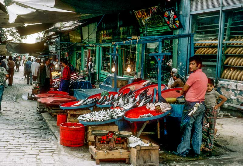Street market in Beyazit, Istanbul