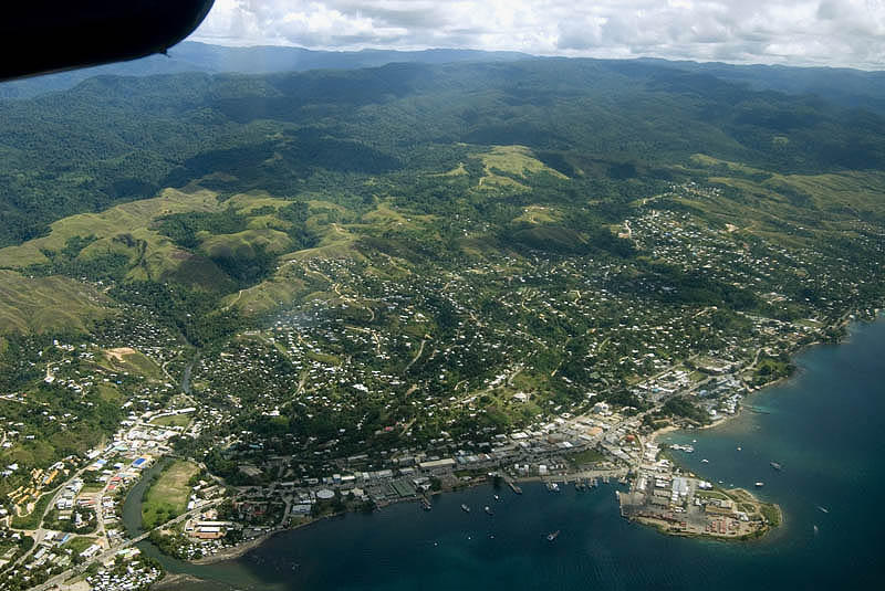 Honiara from the air