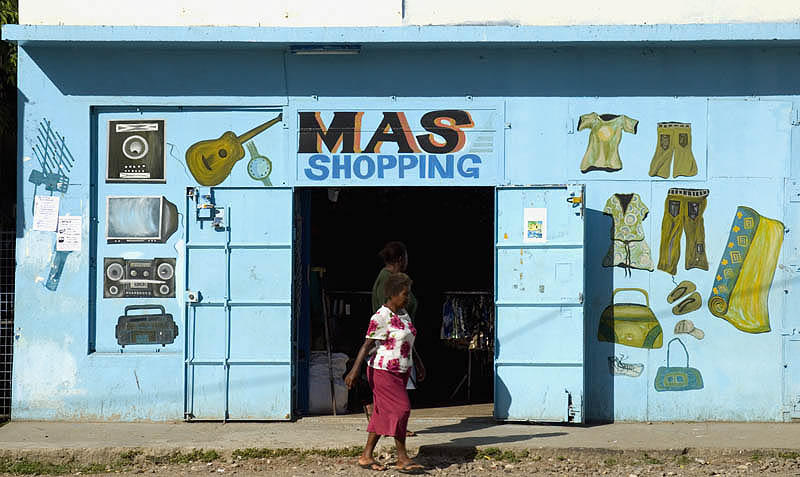 Trade store in Honiara