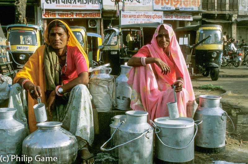 Milk vendors, Jaipur