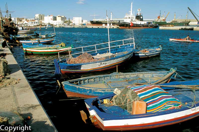 Fishing harbour, Sousse