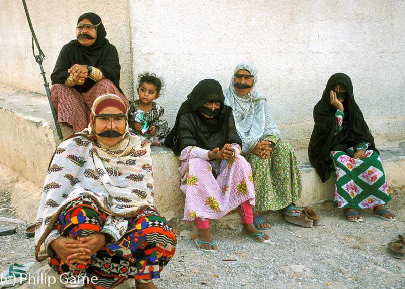 Women and girls near Khasab
