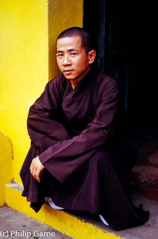 Buddhist monk, Saigon, Vietnam